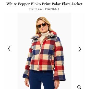 Perfect moment flared jacket. Size large. Brand new with tags